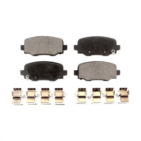 Rear Semi-Metallic Disc Brake Pads PPF-D1734 For Jeep Cherokee Chrysler 200 by Positive Plus