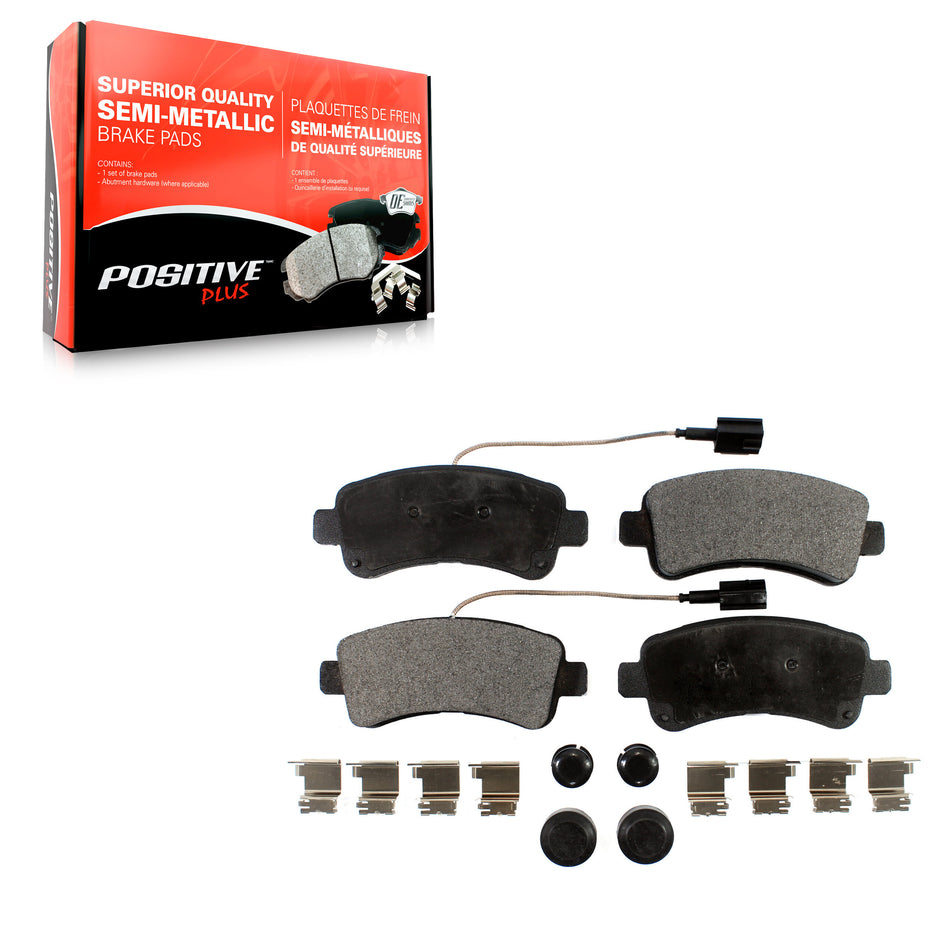 Rear Semi-Metallic Disc Brake Pads PPF-D1746 For Ram ProMaster 2500 3500 1500 With Vented Rotor
