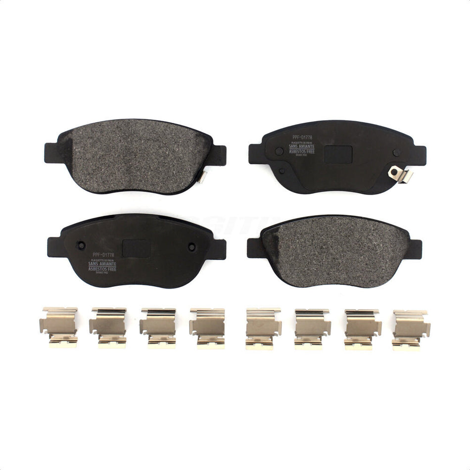 Front Semi-Metallic Disc Brake Pads PPF-D1778 For Fiat 500 by Positive Plus