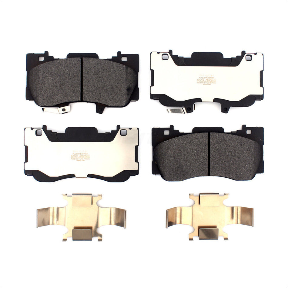 Front Semi-Metallic Disc Brake Pads PPF-D1784 For Ford Mustang by Positive Plus