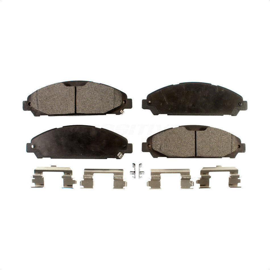 Front Semi-Metallic Disc Brake Pads PPF-D1791 For Ford Mustang by Positive Plus