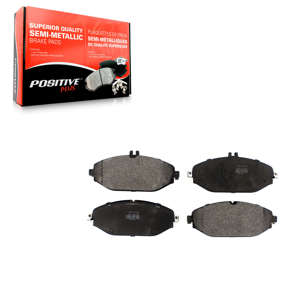 Front Semi-Metallic Disc Brake Pads PPF-D1794 For 2015-2021 Mercedes-Benz C300 Without Sport Package