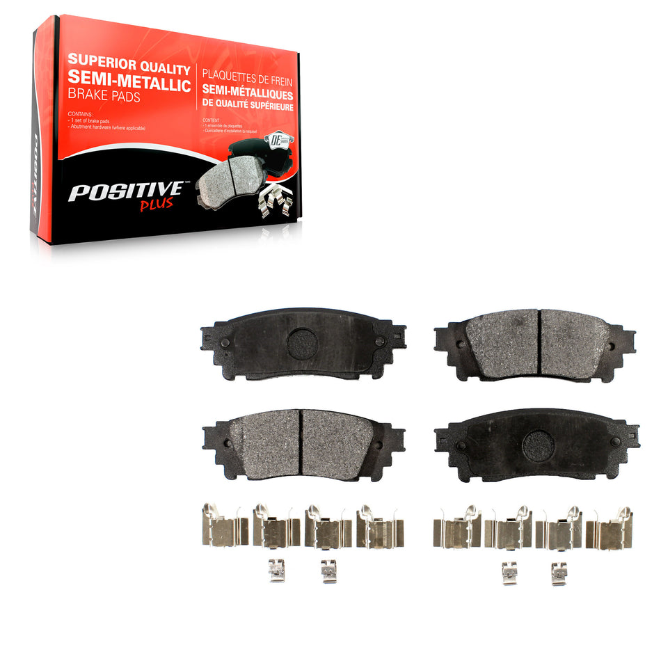 Rear Semi-Metallic Disc Brake Pads PPF-D1805 For Toyota RAV4 Camry Lexus C-HR NX300 Corolla Cross