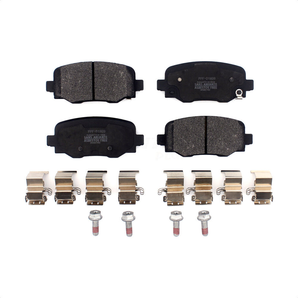 Rear Semi-Metallic Disc Brake Pads PPF-D1809 For Jeep Renegade Fiat 500X by Positive Plus