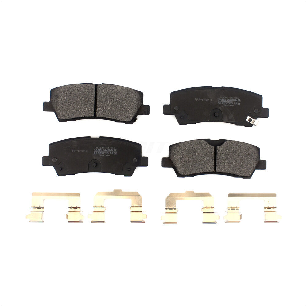 Rear Semi-Metallic Disc Brake Pads PPF-D1810 For Ford Mustang by Positive Plus