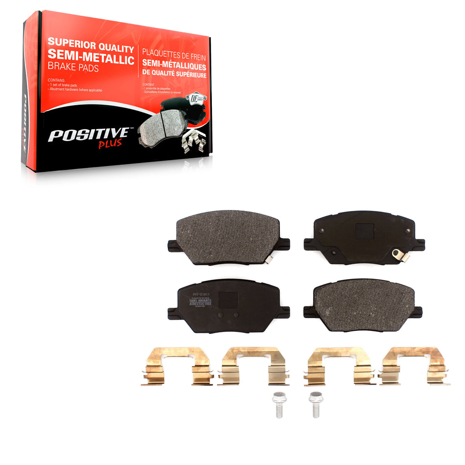Front Semi-Metallic Disc Brake Pads PPF-D1811 For Jeep Compass Renegade Dodge Hornet Fiat 500X
