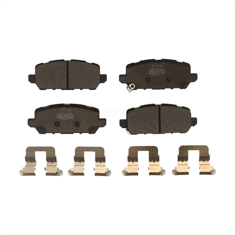 Rear Semi-Metallic Disc Brake Pads PPF-D1841 For Honda HR-V CR-Z by Positive Plus