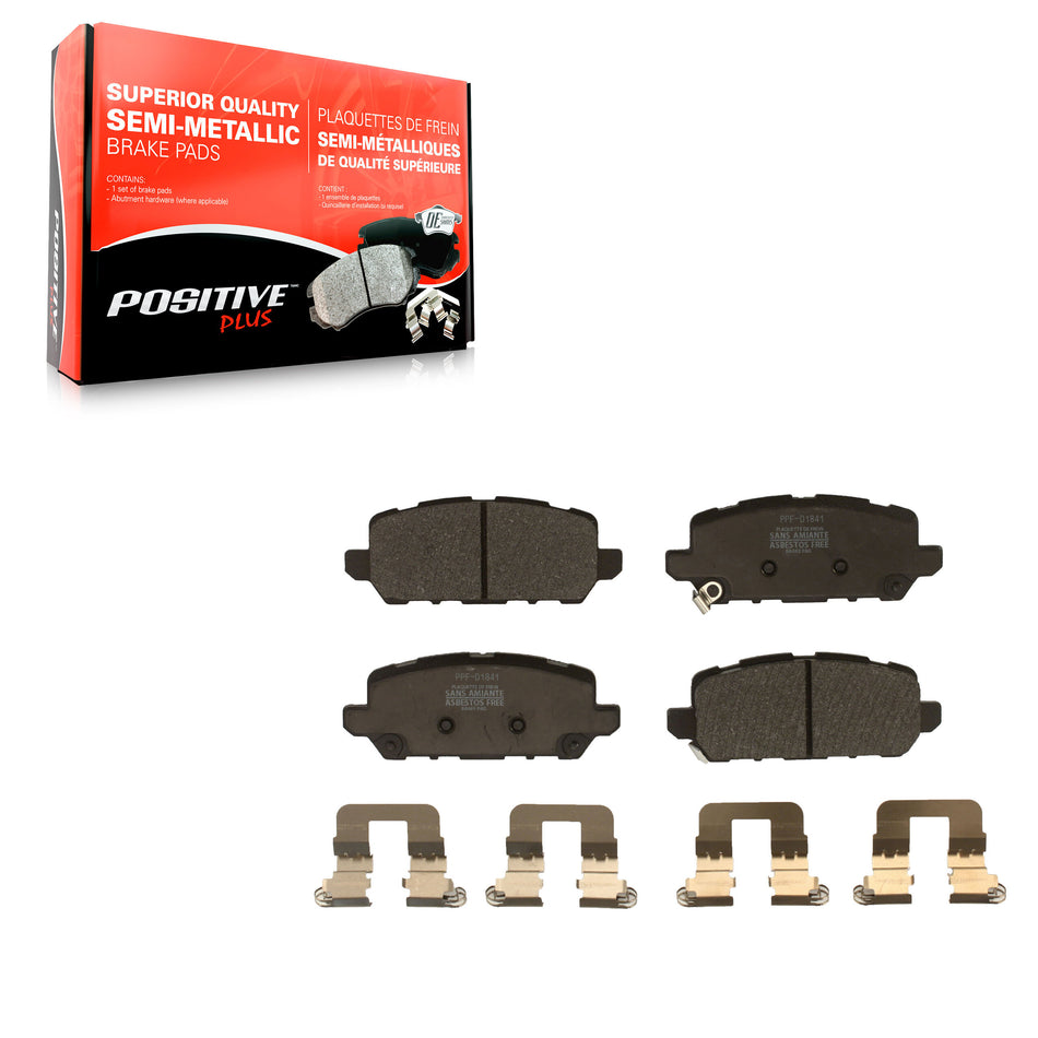 Rear Semi-Metallic Disc Brake Pads PPF-D1841 For Honda HR-V CR-Z