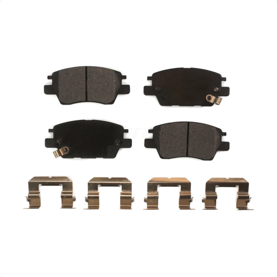 Front Semi-Metallic Disc Brake Pads PPF-D1844 For Chevrolet Cruze Volt Bolt EV EUV by Positive Plus