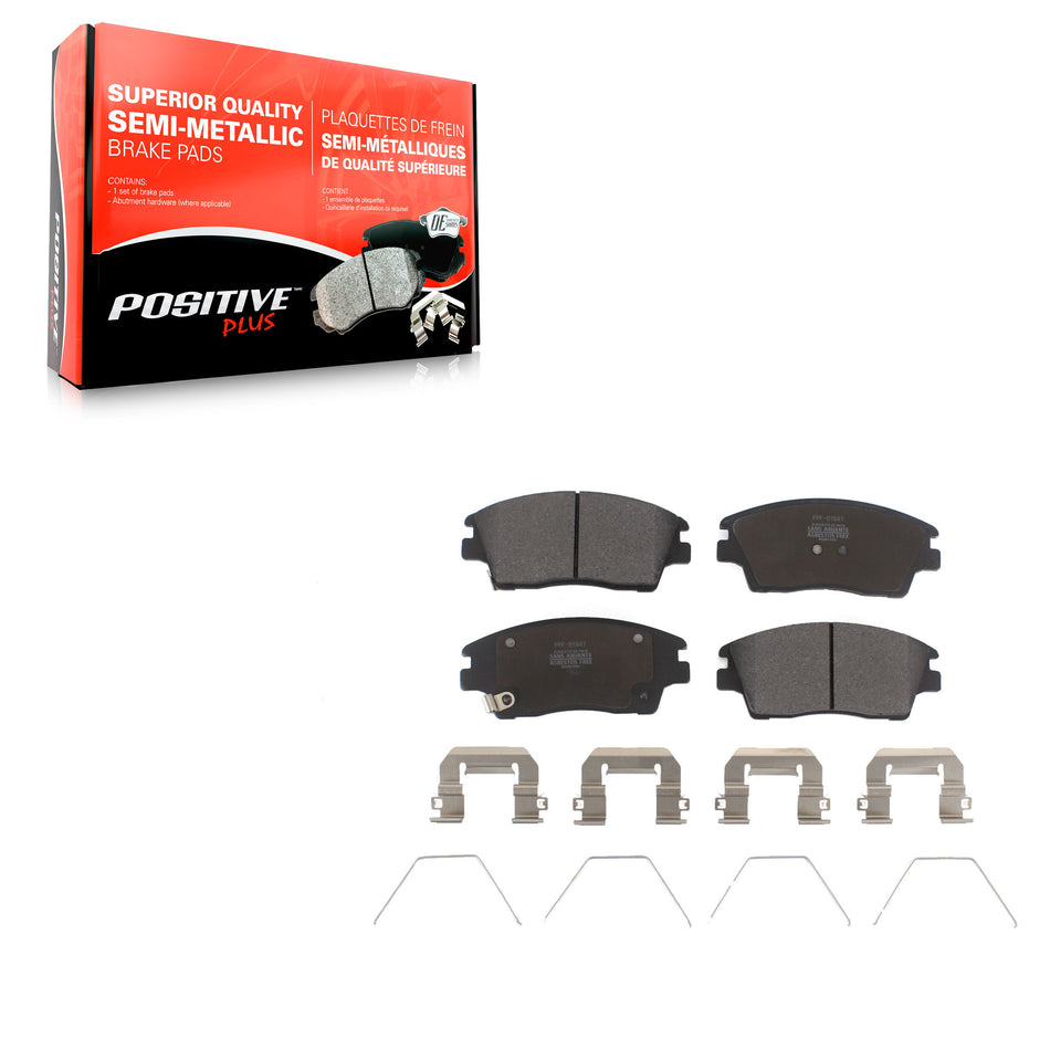 Front Semi-Metallic Disc Brake Pads PPF-D1847 For Hyundai Elantra Tucson Kia Sportage