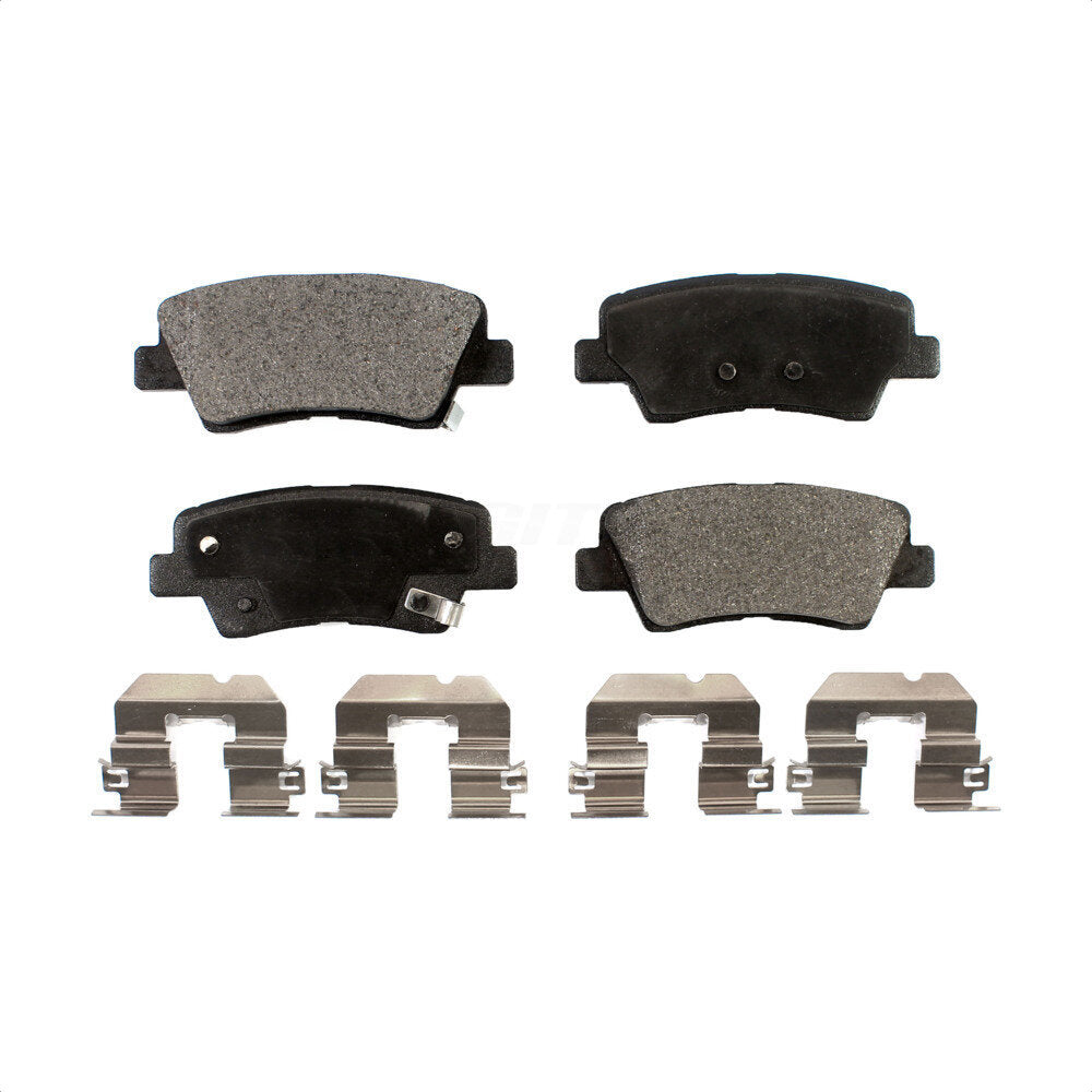 Rear Semi-Metallic Disc Brake Pads PPF-D1848 For Hyundai Tucson Kia Sportage by Positive Plus