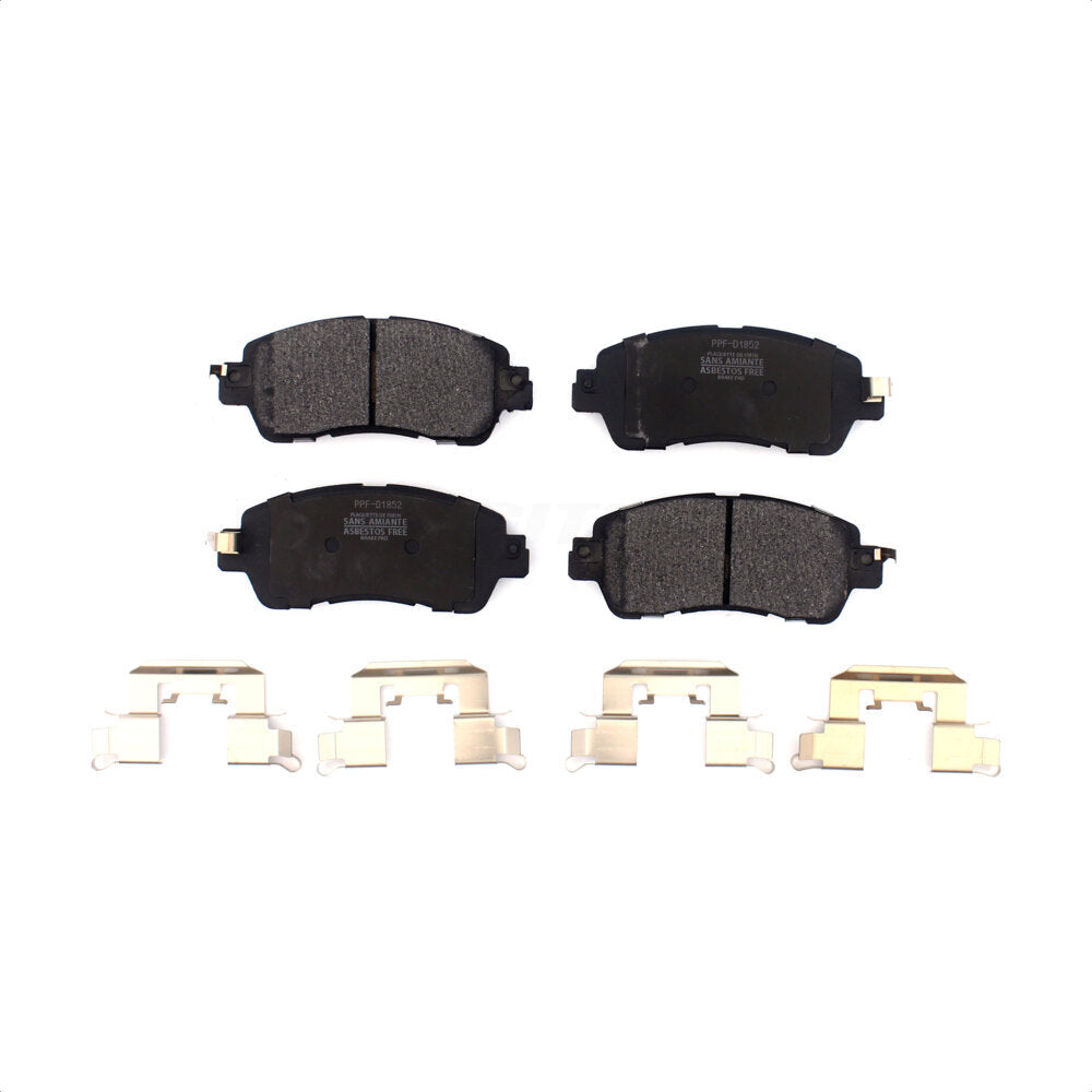 Front Semi-Metallic Disc Brake Pads PPF-D1852 For Toyota Yaris iA Scion by Positive Plus