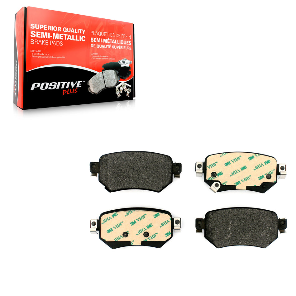 Rear Semi-Metallic Disc Brake Pads PPF-D1874 For 2016-2021 Mazda 6