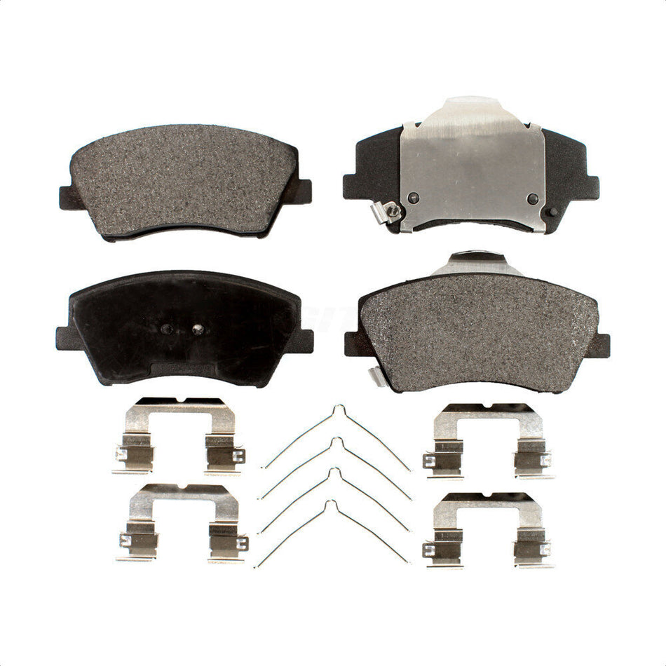 Front Semi-Metallic Disc Brake Pads PPF-D1912 For Hyundai Elantra Kia Niro Ioniq by Positive Plus