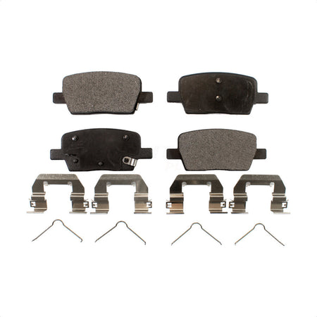 Rear Semi-Metallic Disc Brake Pads PPF-D1914 For Chevrolet Traverse GMC Acadia Cadillac Camaro XT5 Buick Enclave Blazer CT6 XT6 by Positive Plus