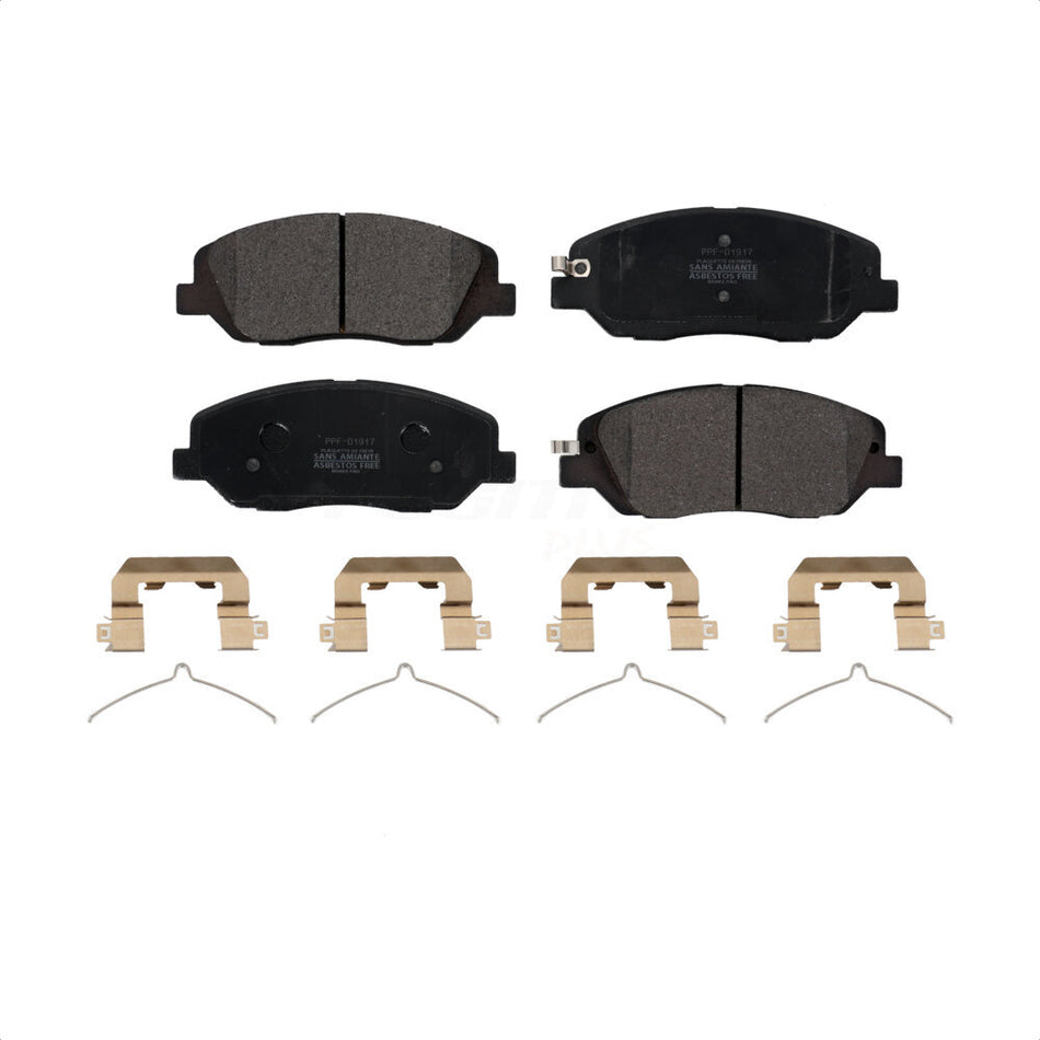 Front Semi-Metallic Disc Brake Pads PPF-D1917 For Hyundai Santa Fe XL by Positive Plus