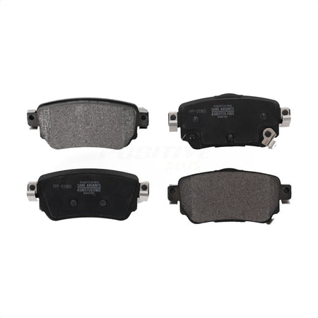 Rear Semi-Metallic Disc Brake Pads PPF-D1965 For Nissan Rogue Sport LEAF Qashqai With Electric Parking by Positive Plus