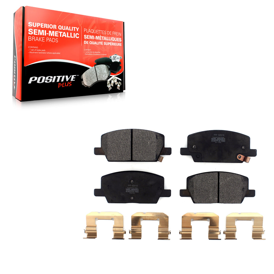 Front Semi-Metallic Disc Brake Pads PPF-D2019 For 2018-2022 Buick Encore Chevrolet Trax