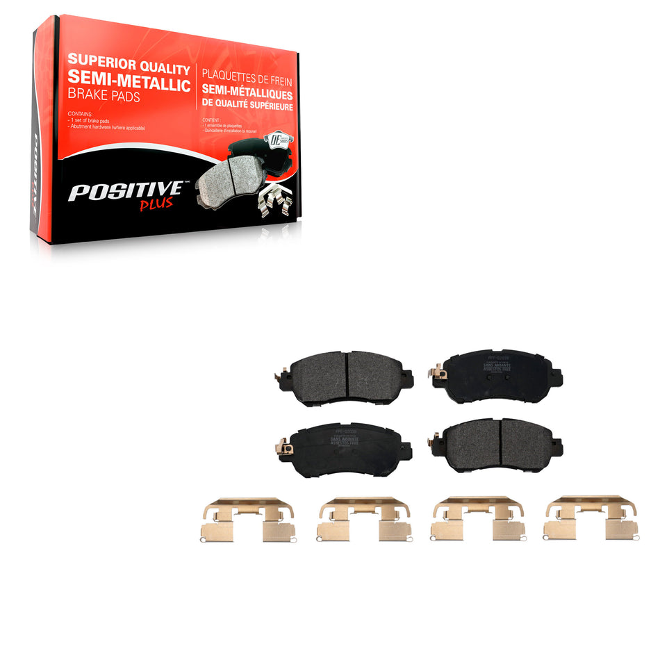 Front Semi-Metallic Disc Brake Pads PPF-D2038 For Nissan Kicks Versa