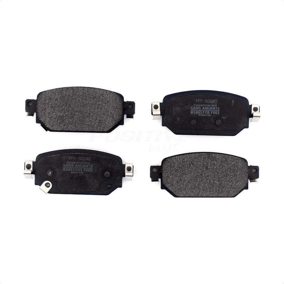 Rear Semi-Metallic Disc Brake Pads PPF-D2042 For Mazda 3 CX-3 Sport by Positive Plus