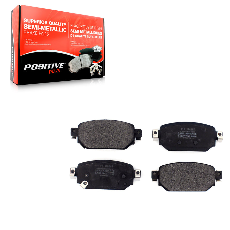 Rear Semi-Metallic Disc Brake Pads PPF-D2042 For Mazda 3 CX-3 Sport