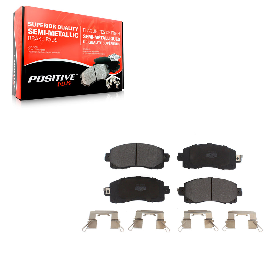 Front Semi-Metallic Disc Brake Pads PPF-D2045 For Subaru Crosstrek Forester Outback Impreza WRX