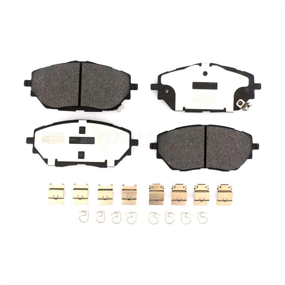 Front Semi-Metallic Disc Brake Pads PPF-D2065 For Toyota C-HR by Positive Plus