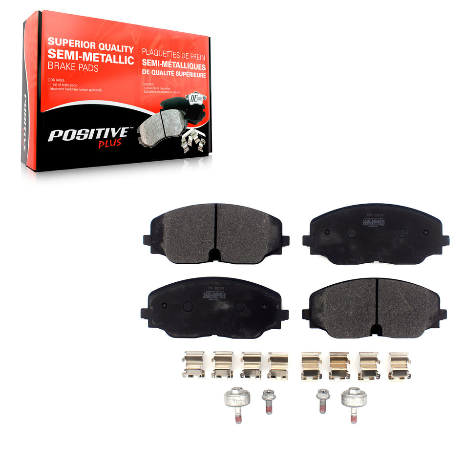 Front Semi-Metallic Disc Brake Pads PPF-D2074 For Volkswagen Atlas Cross Sport