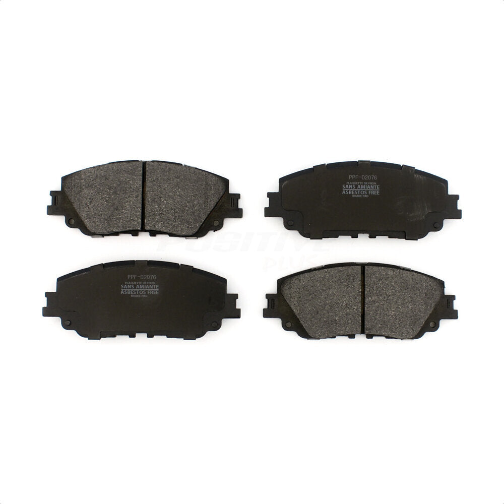 Front Semi-Metallic Disc Brake Pads PPF-D2076 For Toyota Camry RAV4 Lexus C-HR ES350 Avalon ES300h UX250h UX200 Venza ES250 Corolla Cross by Positive Plus