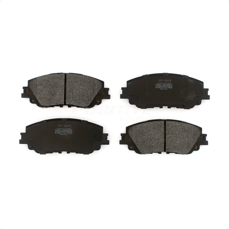 Front Semi-Metallic Disc Brake Pads PPF-D2076 For Toyota Camry RAV4 Lexus C-HR ES350 Avalon ES300h UX250h UX200 Venza ES250 Corolla Cross by Positive Plus