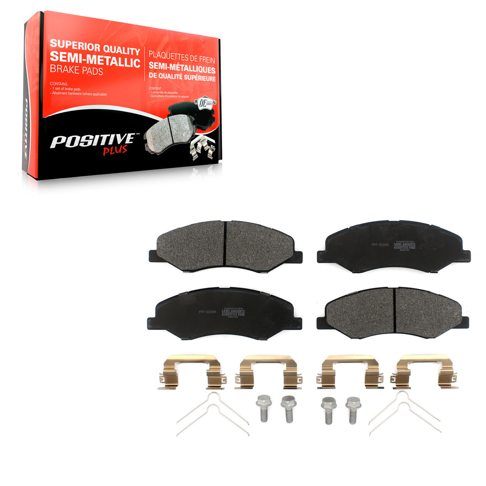 Front Semi-Metallic Disc Brake Pads PPF-D2089 For 2018-2023 Honda Odyssey