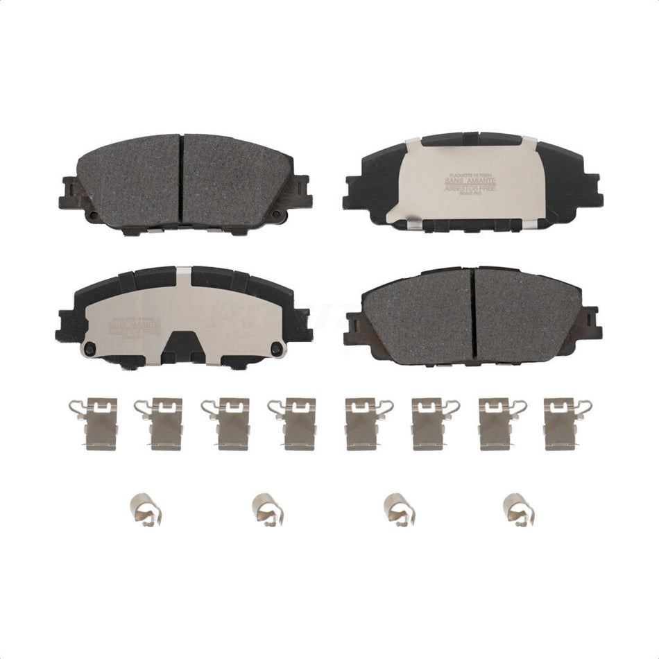 Front Semi-Metallic Disc Brake Pads PPF-D2176 For Toyota Corolla Prius Prime by Positive Plus