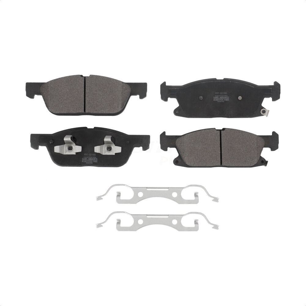 Front Semi-Metallic Disc Brake Pads PPF-D2180 For Ford Edge Lincoln Nautilus by Positive Plus