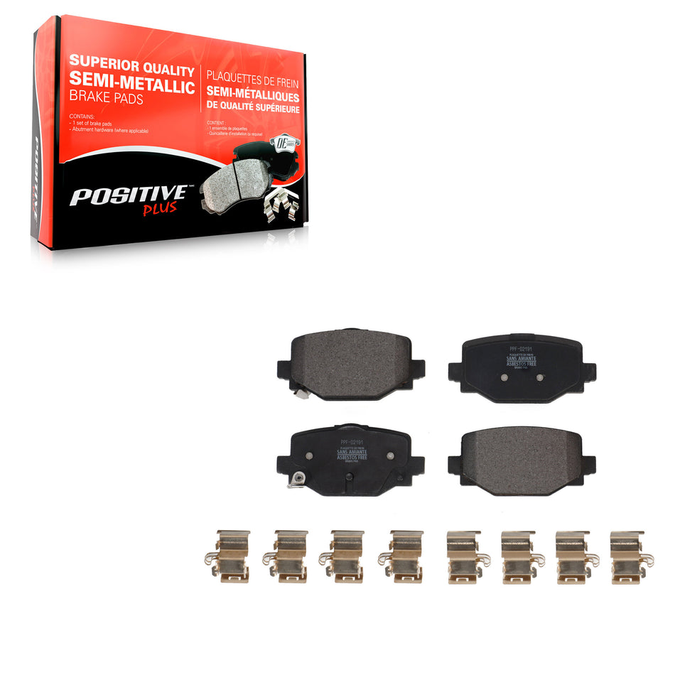 Rear Semi-Metallic Disc Brake Pads PPF-D2191 For INFINITI QX50 QX55
