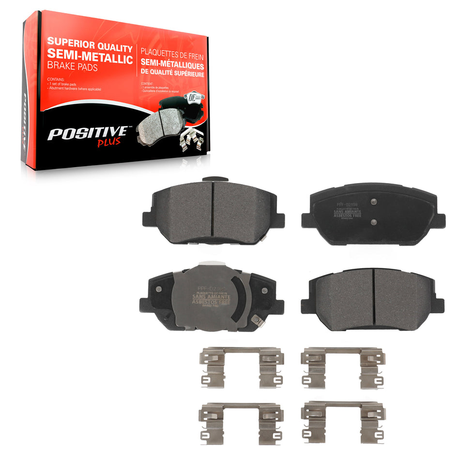 Front Semi-Metallic Disc Brake Pads PPF-D2198 For Hyundai Santa Fe