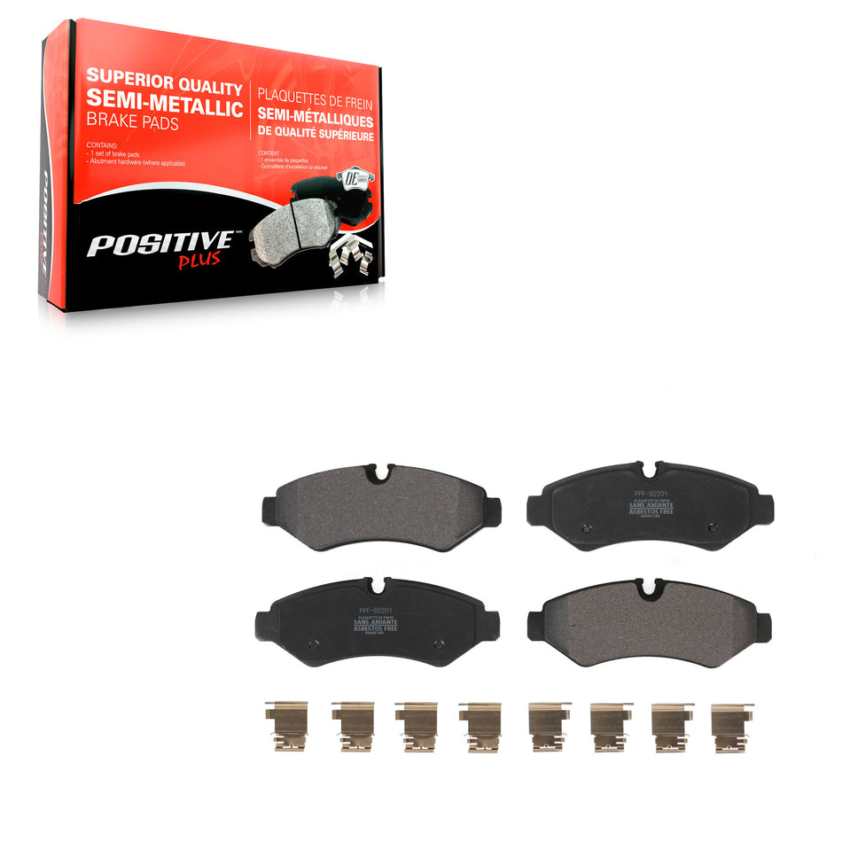 Rear Semi-Metallic Disc Brake Pads PPF-D2201 For Mercedes-Benz Sprinter 2500 3500 4500 3500XD 1500