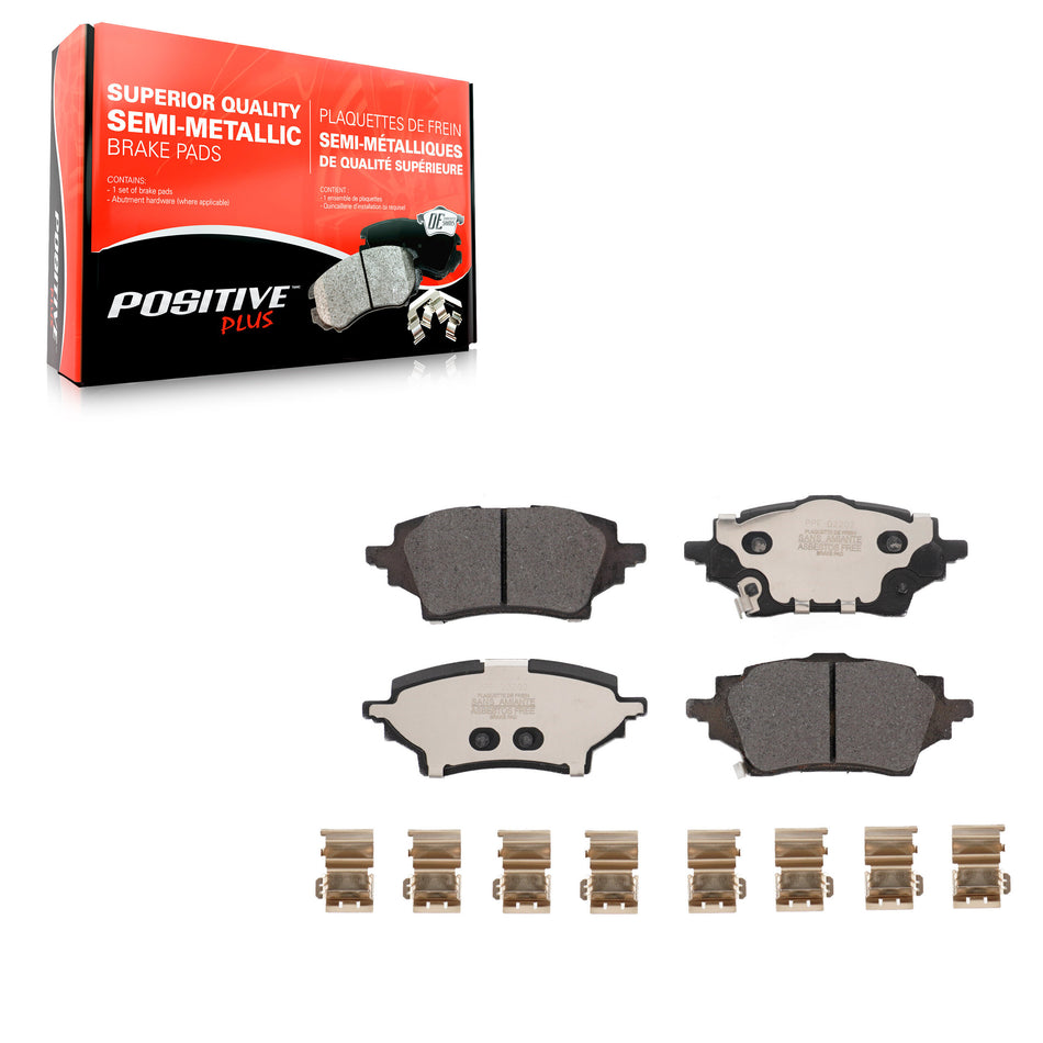 Rear Semi-Metallic Disc Brake Pads PPF-D2202 For Toyota C-HR