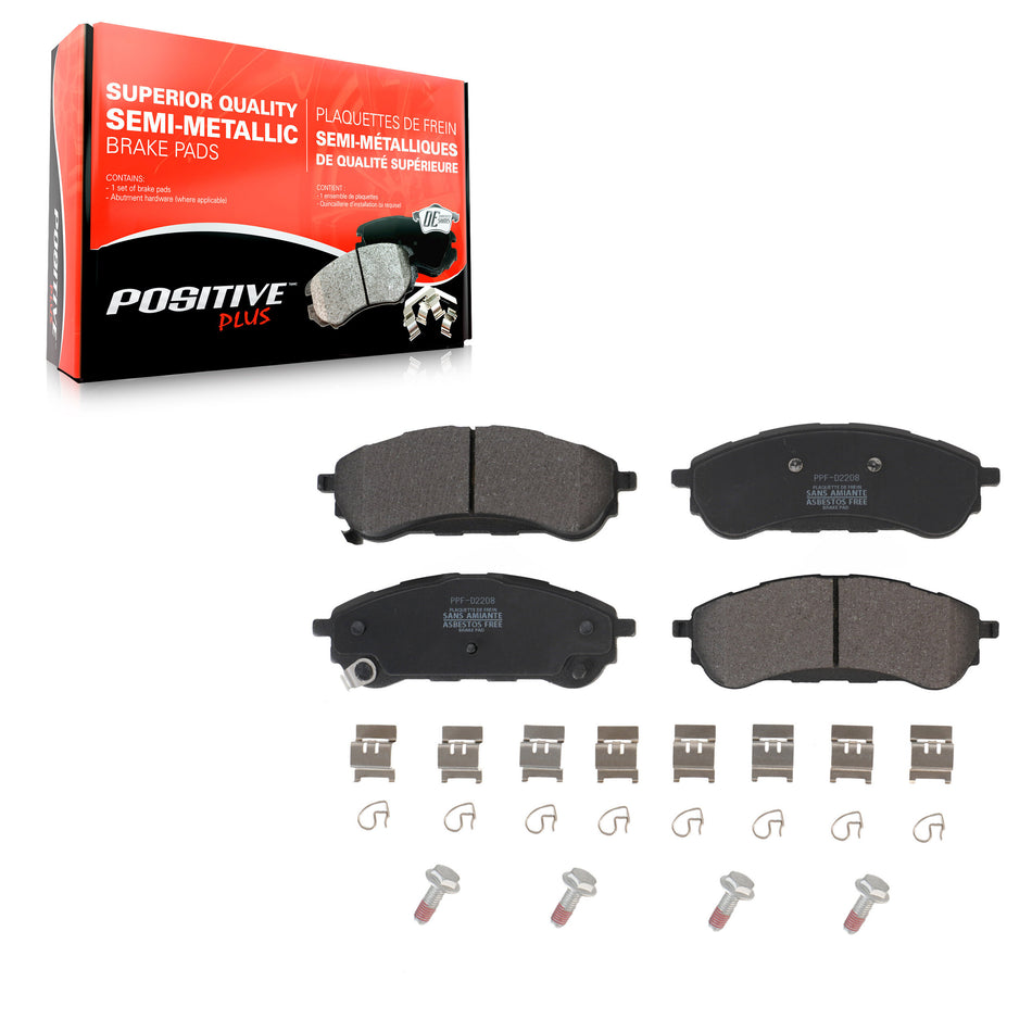 Rear Semi-Metallic Disc Brake Pads PPF-D2208 For 2019-2023 Ford Ranger