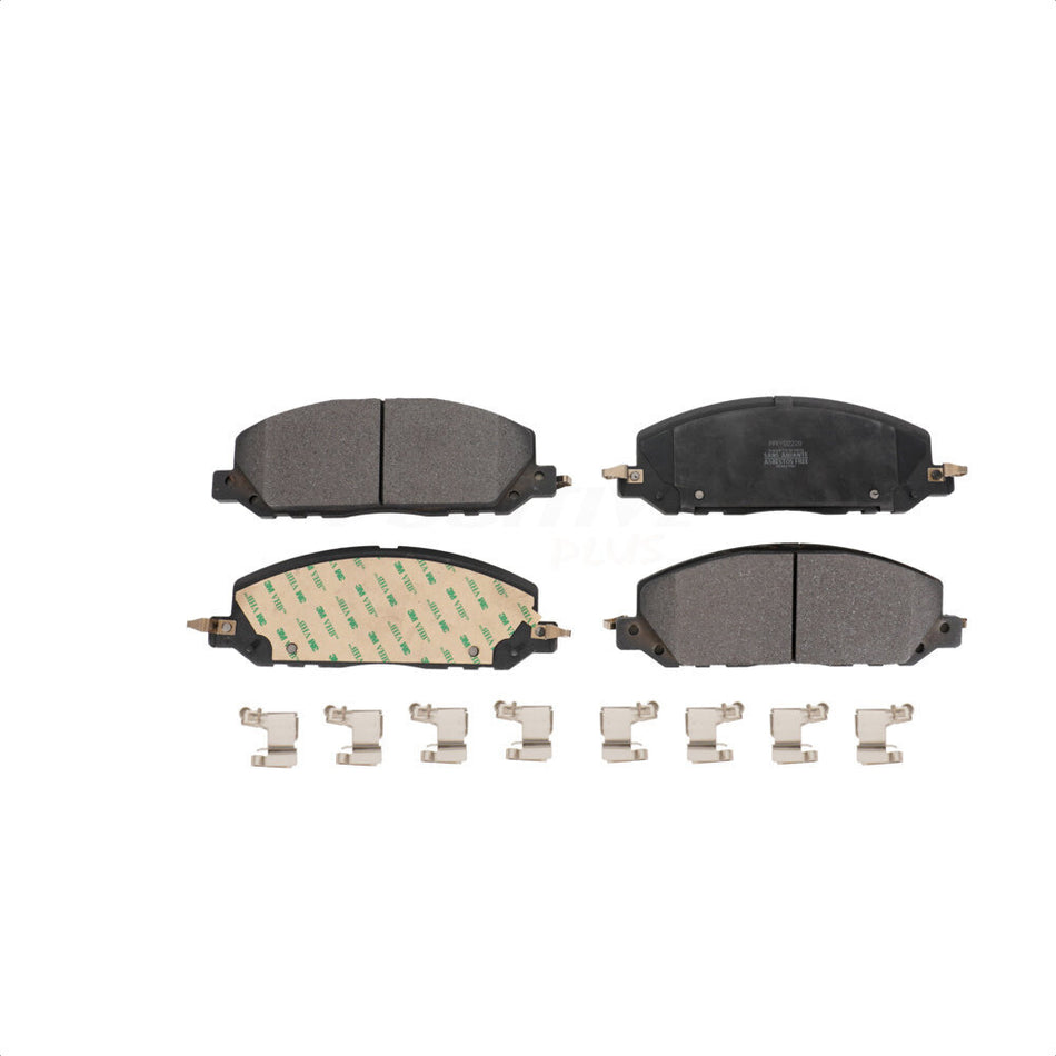 Front Semi-Metallic Disc Brake Pads PPF-D2229 For Ford Explorer Lincoln Aviator Police Interceptor Utility by Positive Plus