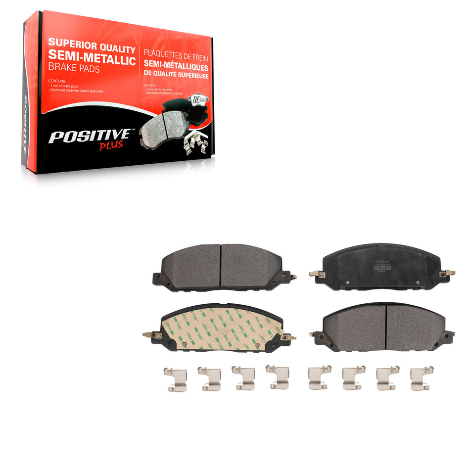 Front Semi-Metallic Disc Brake Pads PPF-D2229 For Ford Explorer Lincoln Aviator Police Interceptor
