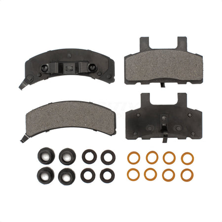 Front Semi-Metallic Disc Brake Pads PPF-D369 For Chevrolet C1500 K1500 GMC Dodge Ram 1500 Tahoe K2500 Astro Suburban C2500 Cadillac Yukon DeVille Express Safari 2500 Savana Escalade Blazer Fleetwood by Positive Plus