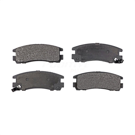 Rear Semi-Metallic Disc Brake Pads PPF-D383 For Mitsubishi Galant Chrysler Sebring Eclipse Dodge Stratus 3000GT Stealth Avenger Eagle Talon Diamante Summit Plymouth Colt Expo LRV Sigma by Positive Plus