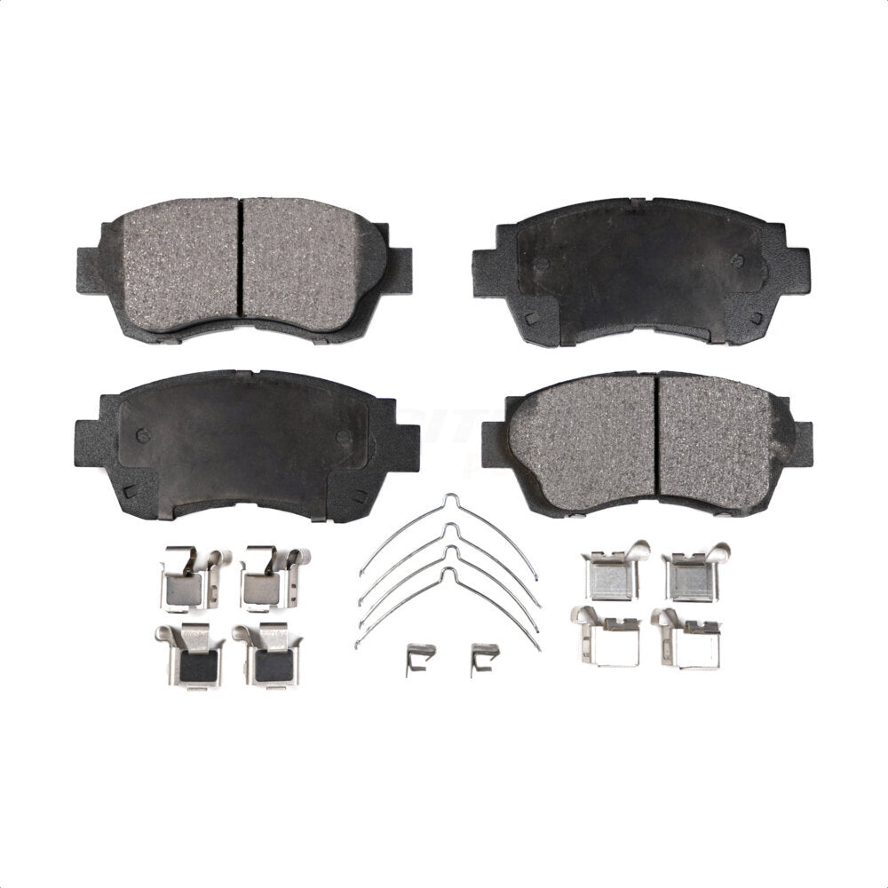 Front Semi-Metallic Disc Brake Pads PPF-D476 For Toyota Camry Sienna Avalon Lexus ES300 Celica LS400 SC300 by Positive Plus