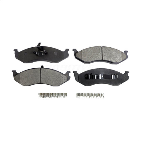 Front Semi-Metallic Disc Brake Pads PPF-D477 For Jeep Wrangler Cherokee Grand Comanche Wagoneer TJ by Positive Plus