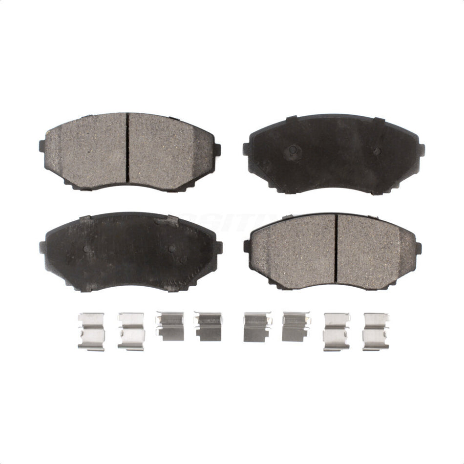 Front Semi-Metallic Disc Brake Pads PPF-D551 For Mazda MPV by Positive Plus