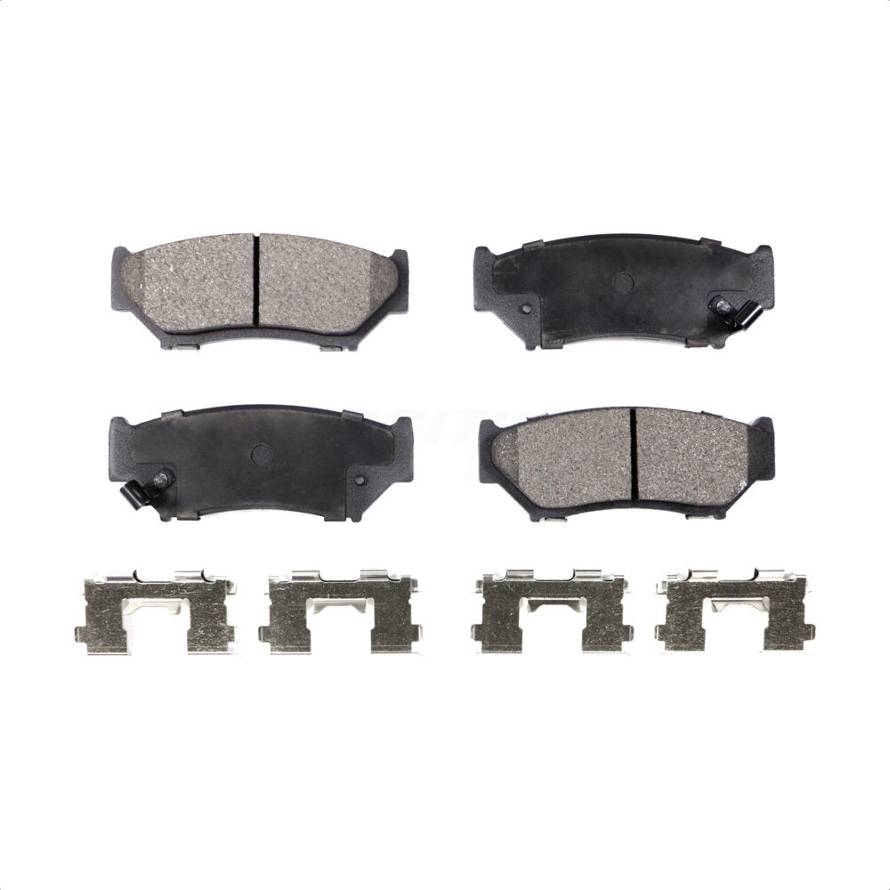 Front Semi-Metallic Disc Brake Pads PPF-D556 For Tracker Chevrolet Suzuki Sidekick Geo Vitara Hyundai Scoupe by Positive Plus