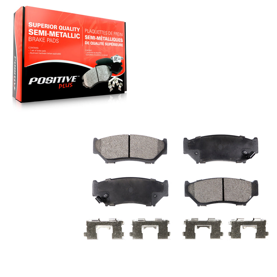 Front Semi-Metallic Disc Brake Pads PPF-D556 For Tracker Chevrolet Suzuki Sidekick Vitara Geo Scoupe