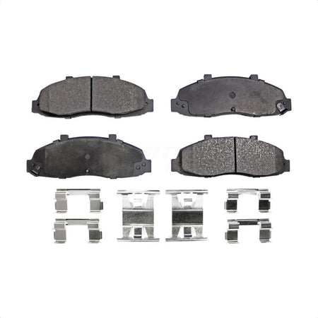 Front Semi-Metallic Disc Brake Pads PPF-D679 For Ford F-150 Heritage Lincoln Blackwood by Positive Plus