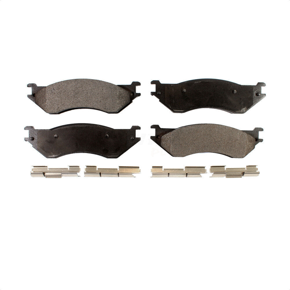 Rear Semi-Metallic Disc Brake Pads PPF-D702A For Dodge Ram 1500 2500 3500 by Positive Plus