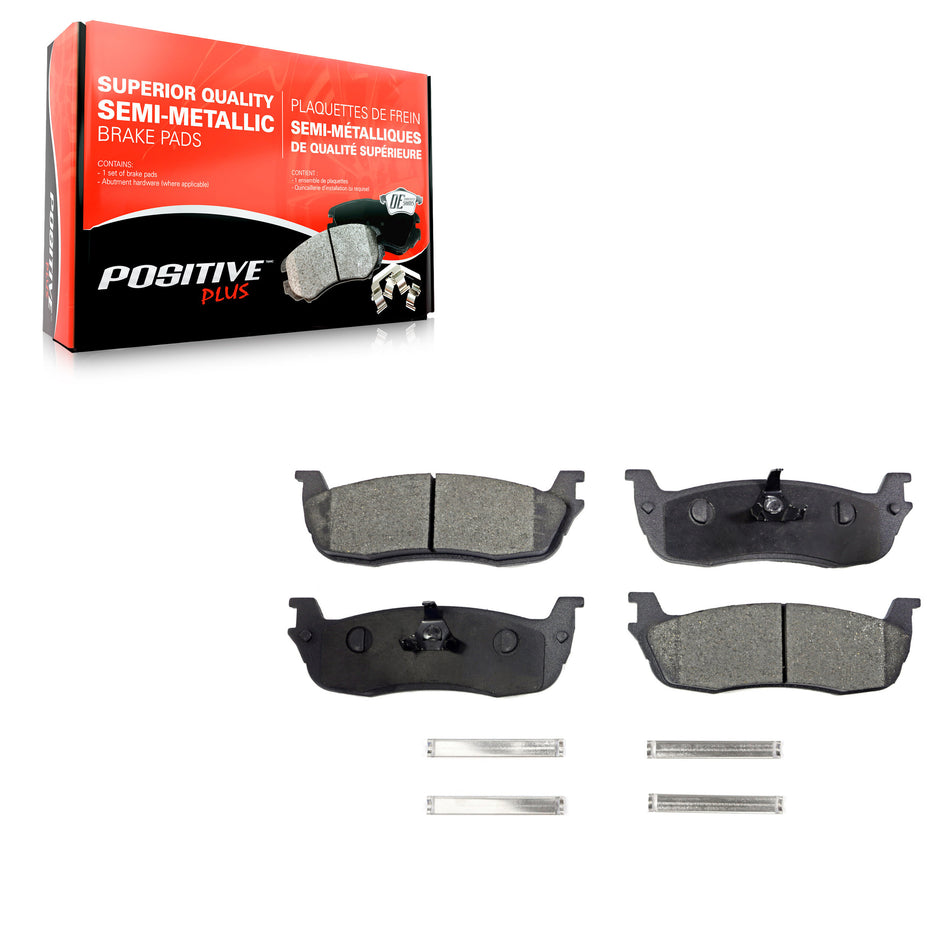 Rear Semi-Metallic Disc Brake Pads PPF-D711 For Ford F-150 Lincoln Town Car F-250 HD Expedition